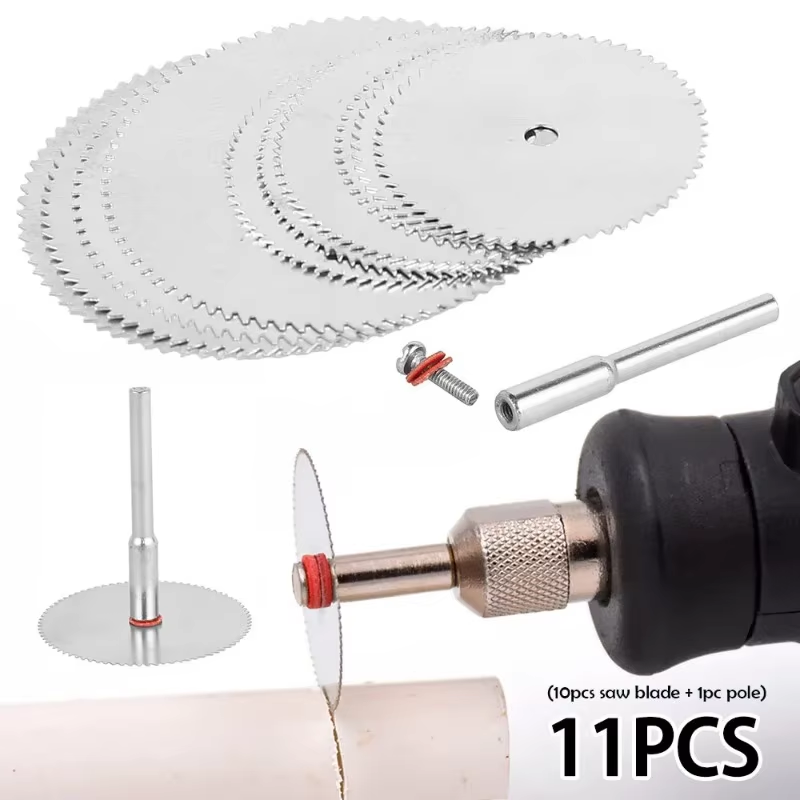 Cordless Rotary Tool Kit Accessories - 11PCS 마이크로 원형 톱날 액세서리 전기