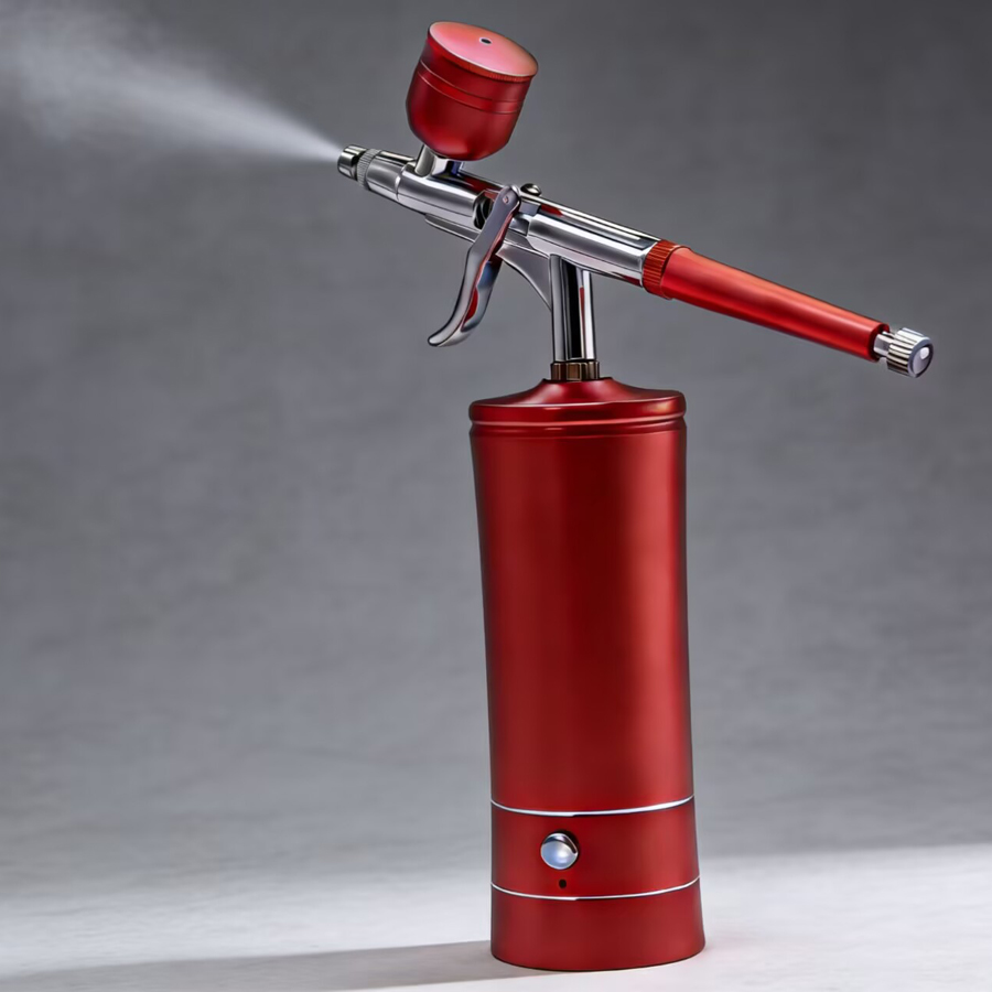 Airbrush Kit With Mini Compressor - 휴대용, 충전식, 무선 에어브러시. 압축기와 함께