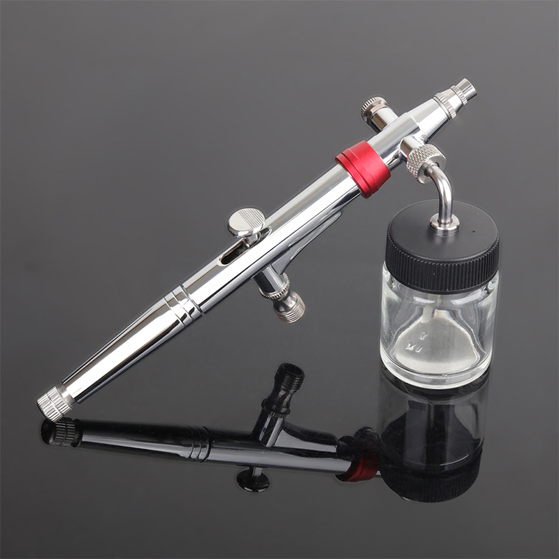 Airbrush Kit With Mini Compressor - 대용량 듀얼액션 로터리 에어브러시 펜 (아트
