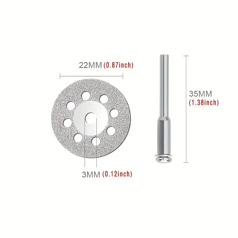 12 개/대 22mm Hss 커팅 디스크 원형 톱 블레 - Cordless Rotary Tool Kit Accessories 리뷰 및 가격