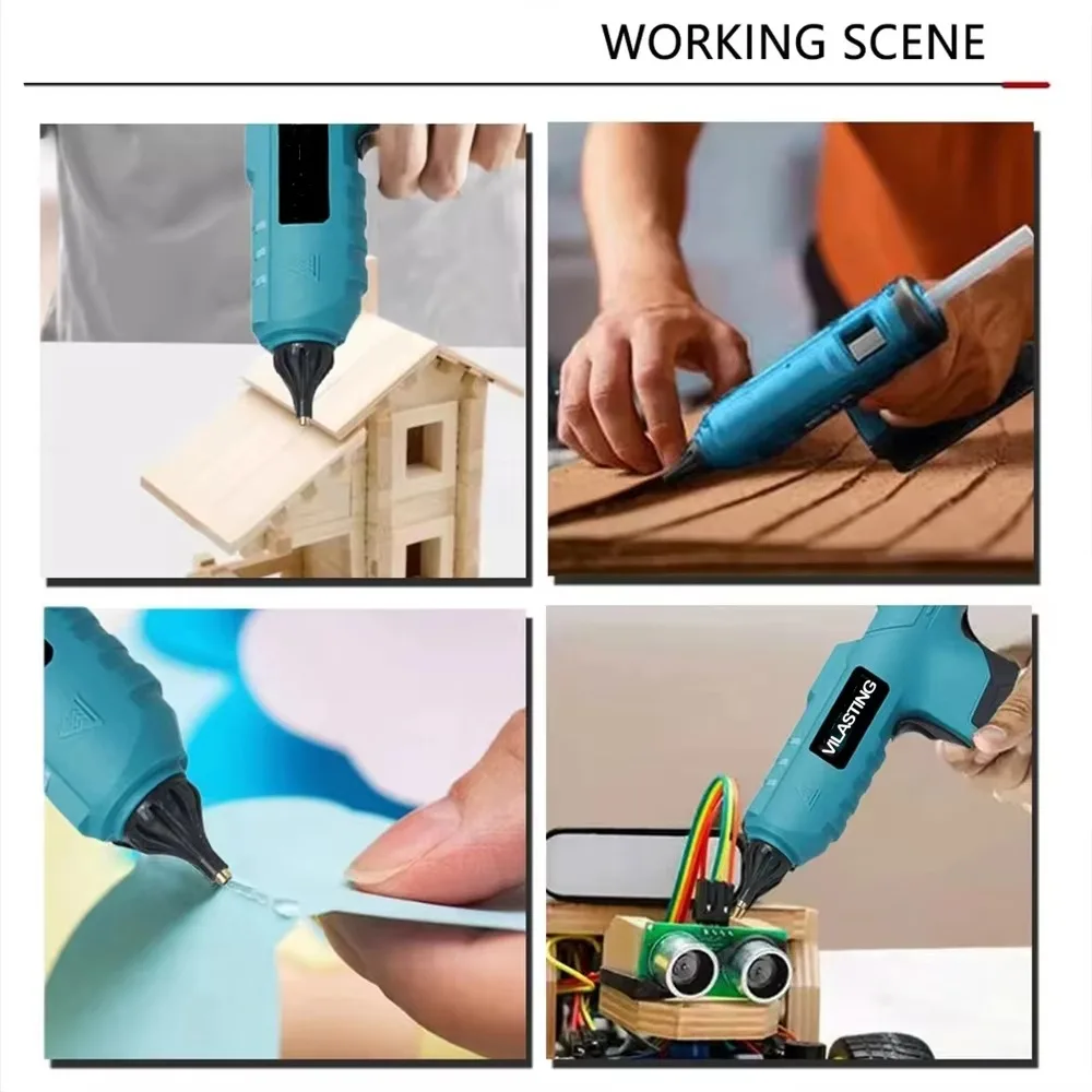 100W 무선 핫멜트 글루건 280 ° C Makita - Hot Melt Glue Gun Cordless 리뷰 및 가격