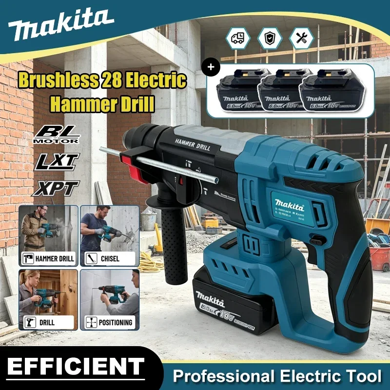 마키타 브러시리스 전기 해머 드릴 28MM 다기능 무선 - Brushless Cordless Electric Drill 18V 리뷰 및 가격