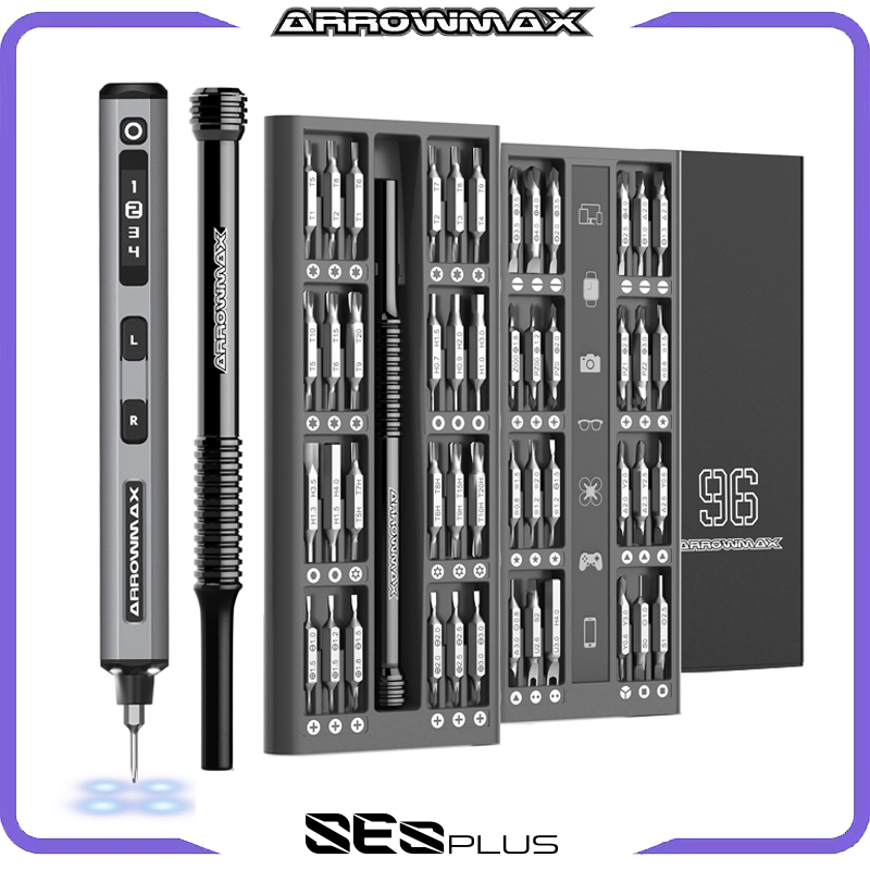 ARROWMAX 정밀 전동 드라이버 세트(4단계 토크, - Electric Screwdriver Rechargeable Usb 리뷰 및 가격