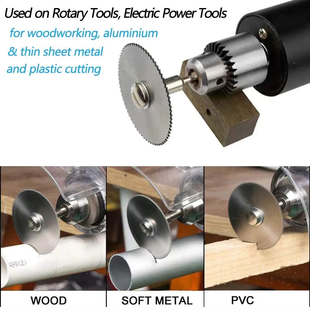 6Pcs HSS 원형 톱 블레이드 금속 커터 용 로타리 - Cordless Rotary Tool Kit Accessories 리뷰 및 가격