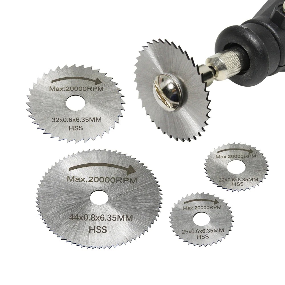 6Pcs HSS 원형 톱 블레이드 금속 커터 용 로타리 - Cordless Rotary Tool Kit Accessories 리뷰 및 가격