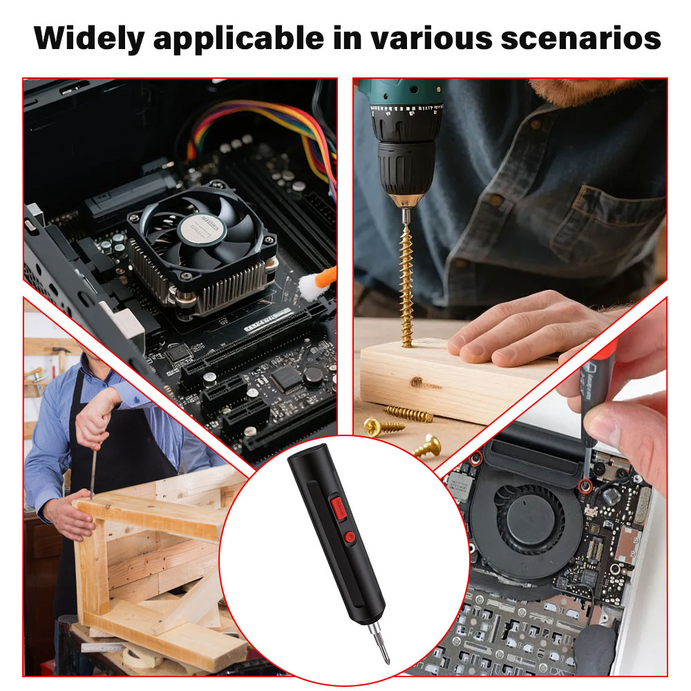 1/15Pcs 전기 스크루 드라이버 세트 USB 충전  - Electric Screwdriver Rechargeable Usb 리뷰 및 가격
