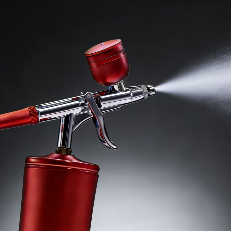 휴대용, 충전식, 무선 에어브러시. 압축기와 함께 제공 - Airbrush Kit With Mini Compressor 리뷰 및 가격