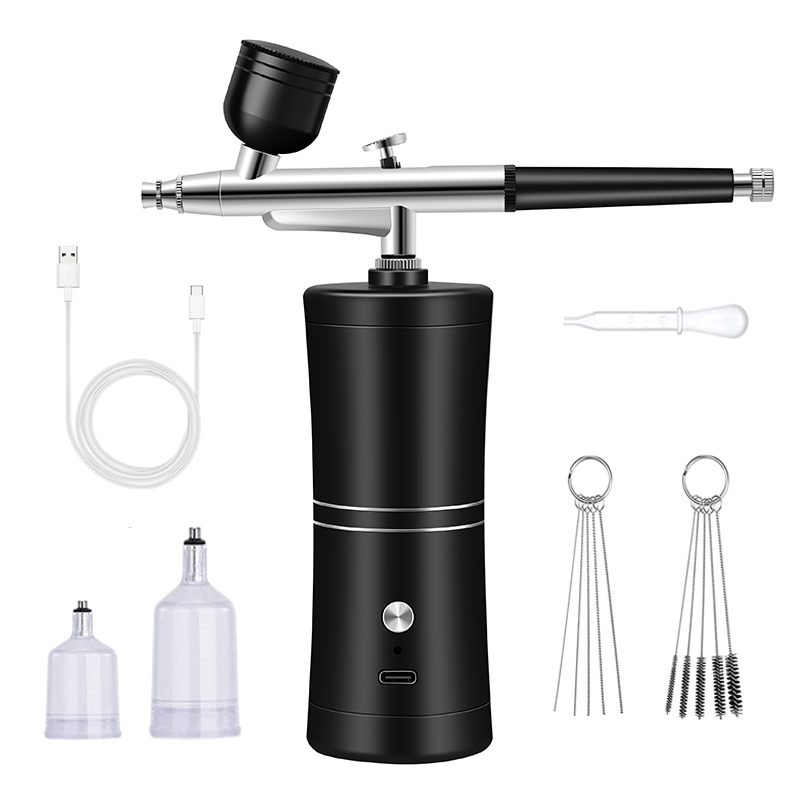 네일 아트 페인트 용 에어 브러시 압축기 네일 장식 케 - Airbrush Kit With Mini Compressor 리뷰 및 가격