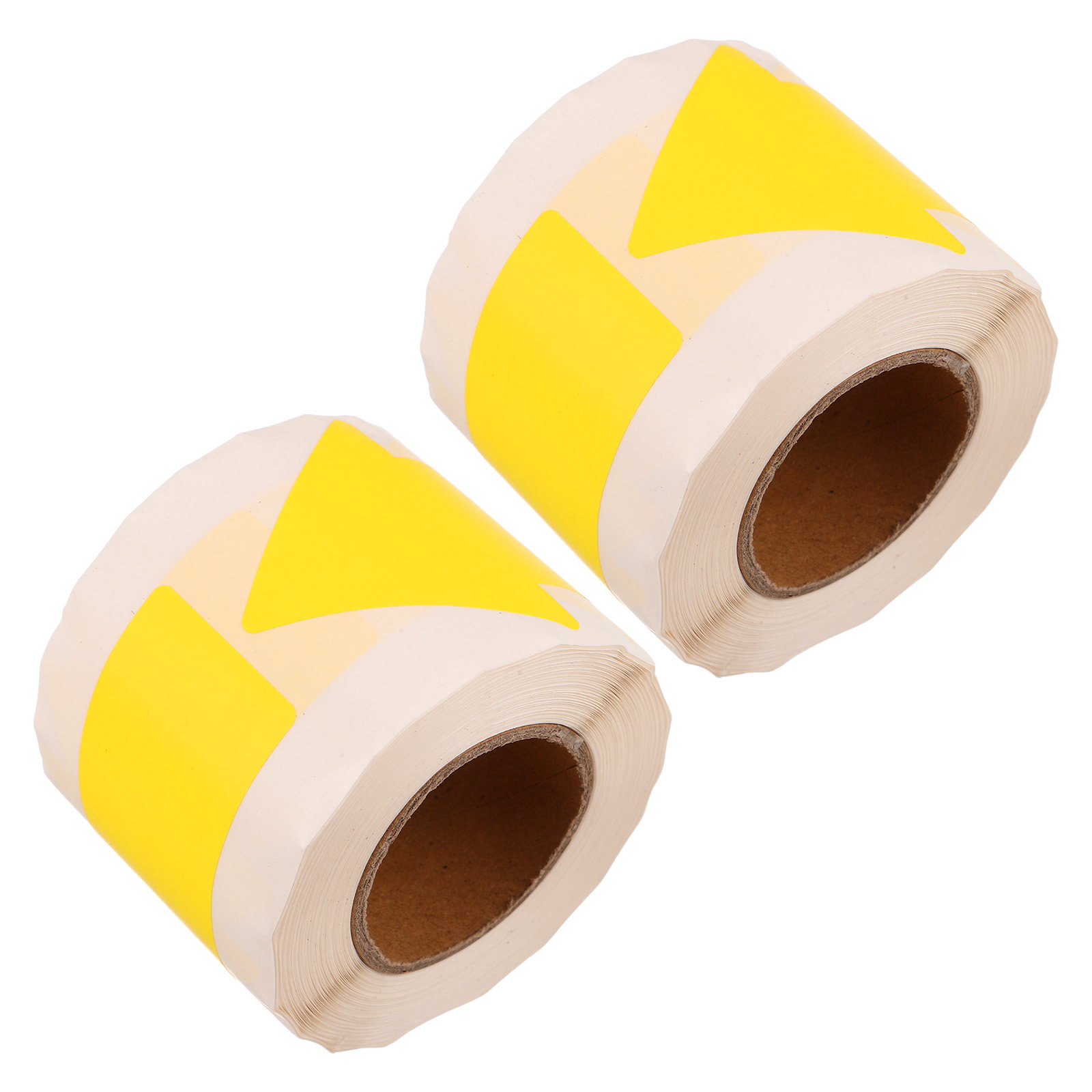 화살표가 그려진 노란색 자가 접착식 표시 스티커 2개, - Plumbing 리뷰 및 가격